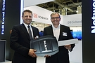 Euro-Leasing-CEO Marco Reichwein (links) und Ewald Kaiser, Vorstand Landverkehr der Schenker AG